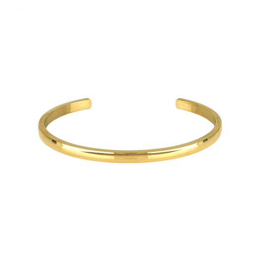 Βracelet solid stainless steel gold plated