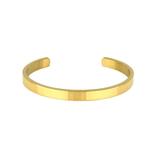 Βracelet solid stainless steel gold plated