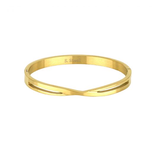 Bracelet stainless steel gold plated