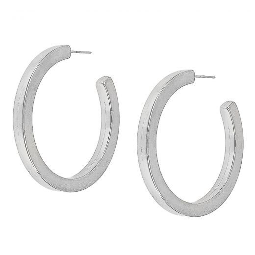 Hoop earrings made of stainless steel