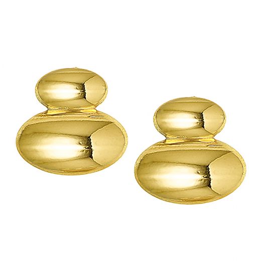 Εarrings made of stainless steel gold plated