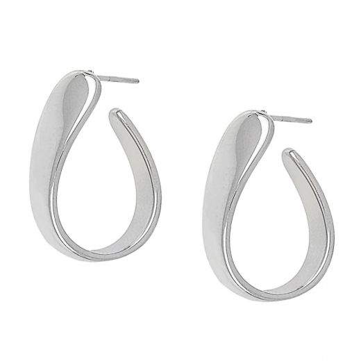 Hoop earrings made of stainless steel